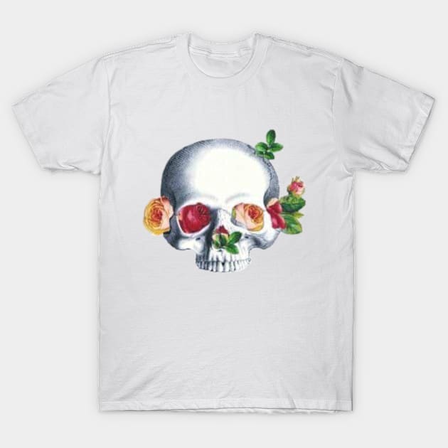 flower skull T-Shirt by rawash